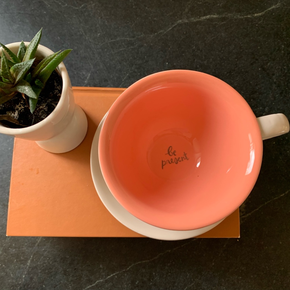 HALLMARK | “Be Present” Cup and Saucer Set